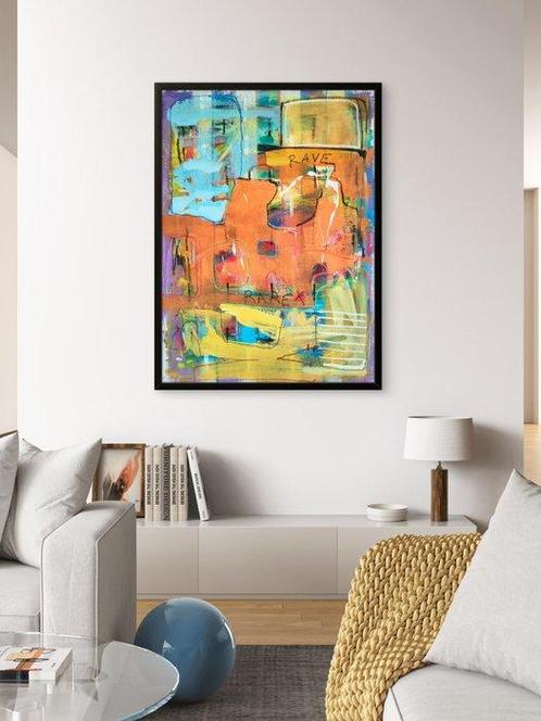 Alexander Jarque - Rare rave - XL - No Reserve, Antiek en Kunst, Kunst | Schilderijen | Modern