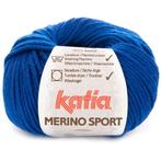 Katia Merino Sport - 40 koningsblauw - Wol Garen, Hobby en Vrije tijd, Breien en Haken, Ophalen of Verzenden, Nieuw