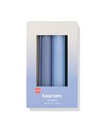 HEMA Huishoudkaarsen 16x2.2cm blauw - 4 stuks 2+1 gratis, Huis en Inrichting, Verzenden, Nieuw, Blauw