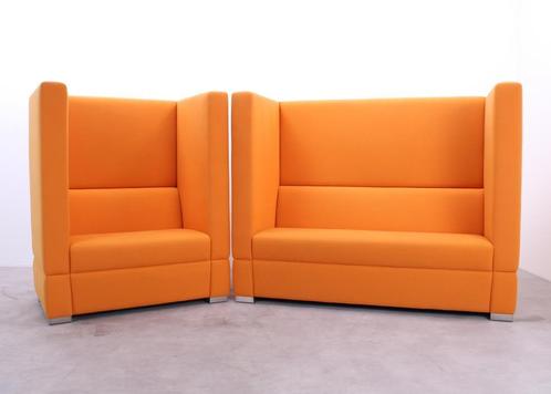 Creafort bank & fauteuil, Zakelijke goederen, Kantoor en Winkelinrichting | Kantoormeubilair en Inrichting, Stoel, Gebruikt, Receptie of Entree