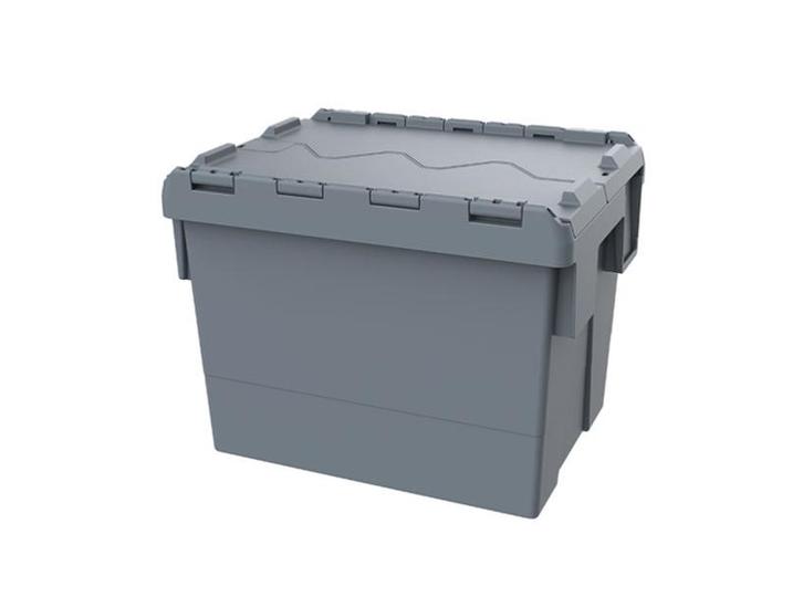 Distributiebak 400x300x360 mm Nestbaar Stapelbaar Grijs,, Doe-het-zelf en Verbouw, Kratten en Dozen, Minder dan 40 cm, Minder dan 50 cm