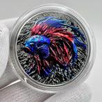 Niue. 5 Dollars 2024 – Betta Fish – 2 oz Silver Coin – High