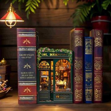Book Nook - Owl Bookstore LED Light (139 stukjes) | Cutebee beschikbaar voor biedingen
