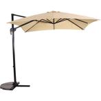 Libra zweefparasol ecru 2.5x2.5 m, Huis en Inrichting, Ophalen of Verzenden, Nieuw