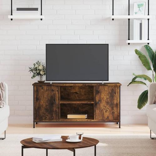 vidaXL Tv-meubel 100x40x50 cm bewerkt hout gerookt, Huis en Inrichting, Kasten | Televisiemeubels, 25 tot 50 cm, Nieuw, Overige houtsoorten