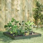 vidaXL Plantenbak verhoogd 100x100x18,5 cm staal olijfgroen, Verzenden, Nieuw, Metaal
