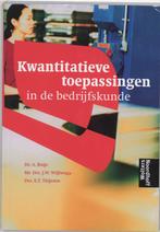 Kwantitatieve toepassingen in de bedrijfskunde 9789001110017, Zo goed als nieuw