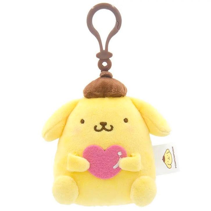 Sanrio - Classic Pompompurin Pluche Sleutelhanger - 10cm, Kinderen en Baby's, Speelgoed | Knuffels en Pluche, Nieuw, Verzenden