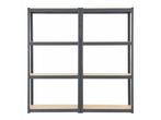 Veiling - 2 stuks Magazijnstelling / Opbergrek - Easy - Grij, Huis en Inrichting, Kasten | Stellingkasten, Nieuw