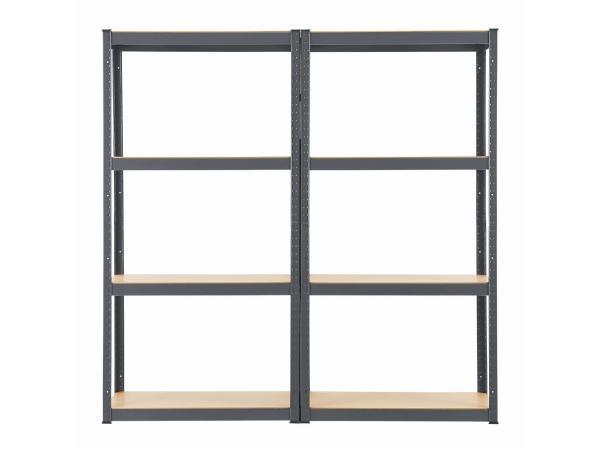 Veiling - 2 stuks Magazijnstelling / Opbergrek - Easy - Grij, Huis en Inrichting, Kasten | Stellingkasten