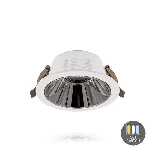 LED Downlighter Kerber - TriColor - 7 Watt - Zaagmaat 75 -, Huis en Inrichting, Lampen | Overige, Verzenden