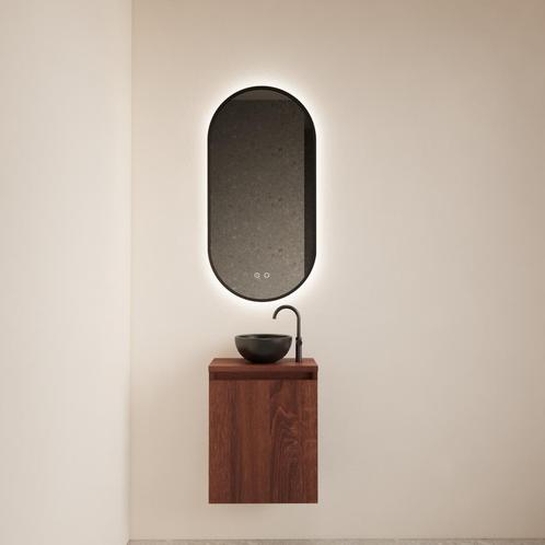 Fonteinmeubel BWS Meadow 40x50 cm Choco Eiken Incl. Topplaat, Doe-het-zelf en Verbouw, Sanitair, Bad, Nieuw, Ophalen of Verzenden