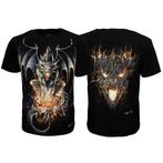 Luciferss Dragon From Hell T-Shirt - Officiële Merchandise, Verzenden, Nieuw