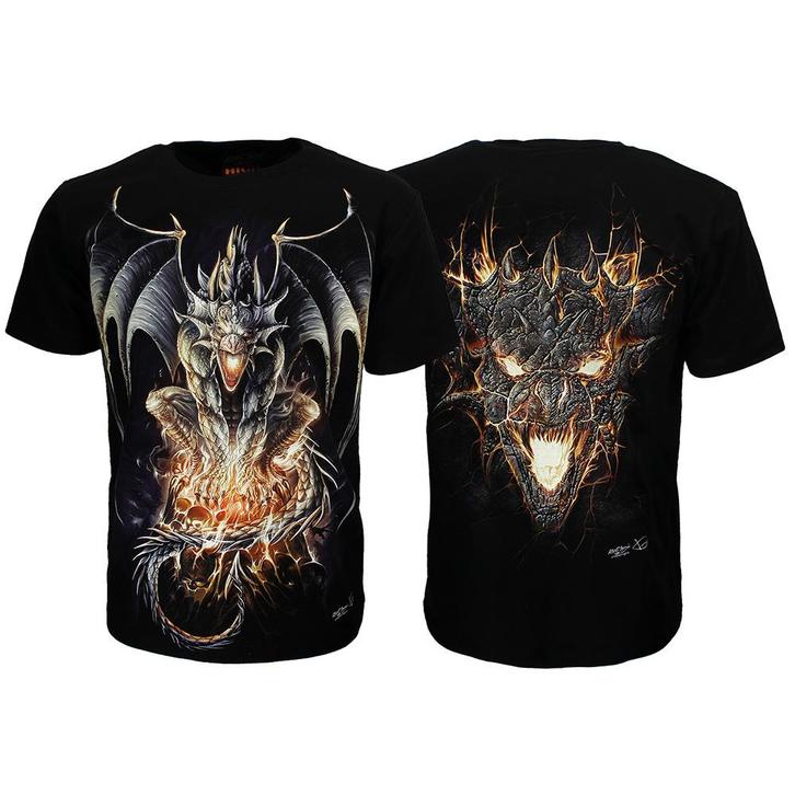 Luciferss Dragon From Hell T-Shirt - Officiële Merchandise, Kleding | Heren, T-shirts, Verzenden