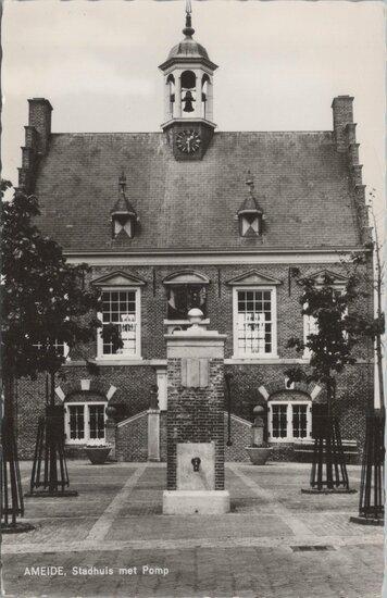AMEIDE - Stadhuis met Pomp, Verzamelen, Ansichtkaarten | Nederland, Verzenden