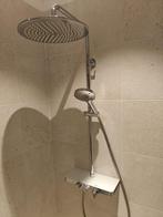 Regendouche set met planchet en selectknoppen - 0008, Ophalen, Nieuw, Chroom, Douche