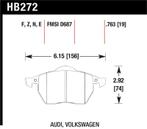 Hawk 00-06 Audi TT/00-06 TT Quattro 1.8L / 99-04 VW Golf GTI, Auto-onderdelen, Remmen en Aandrijving, Ophalen of Verzenden, Nieuw