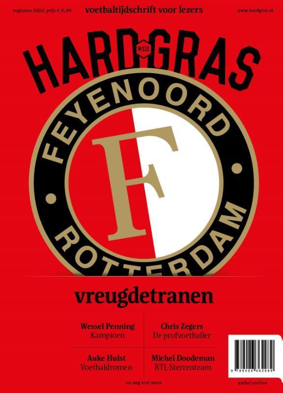 Feyenoord Rotterdam 9789026362989 Tijdschrift Hard Gras, Boeken, Hobby en Vrije tijd, Zo goed als nieuw, Verzenden