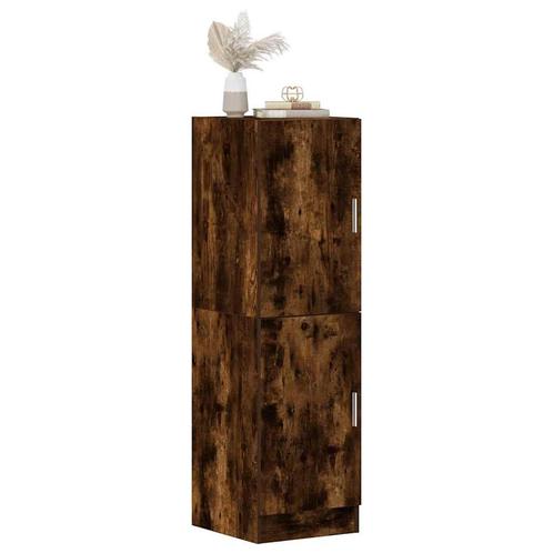 vidaXL Keukenkast 38x41,5x131,5 cm bewerkt hout gerookt, Huis en Inrichting, Keuken | Keukenelementen, Bruin, Nieuw, Verzenden