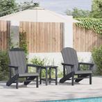 vidaXL Tuin Lounge Meubels 2 pcs Lichtgrijs 74 x 82 x 90cm, Tuin en Terras, Tuinstoelen, Verzenden, Nieuw
