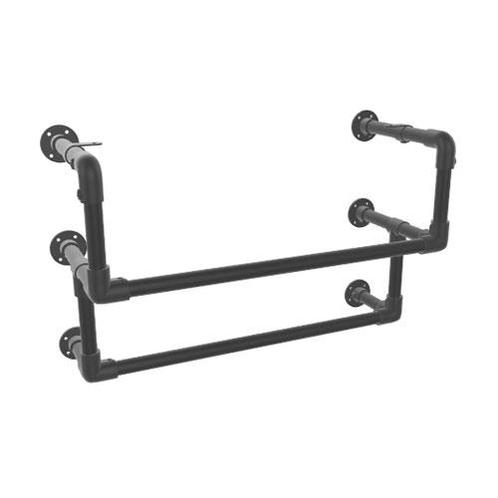 Industriële Steigerbuis Kapstok Cambridge | Zwart 26.9 mm |, Huis en Inrichting, Woonaccessoires | Kapstokken, Ophalen of Verzenden