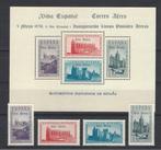 Spanje 1938 - Blokblad en SH-monumenten ingeschakeld -, Postzegels en Munten, Postzegels | Europa | Spanje, Gestempeld