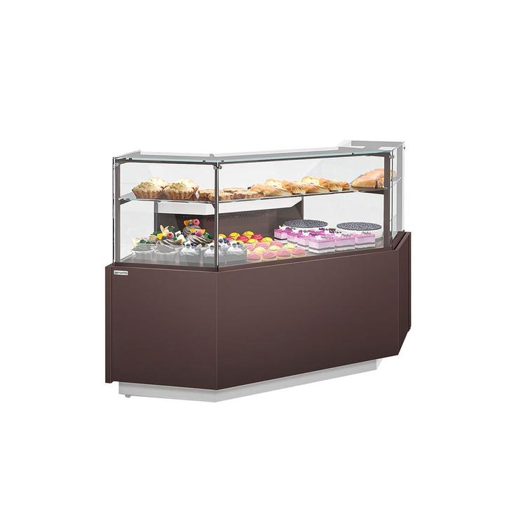 GGM Gastro | Hoek koel- & taart toonbank RIGA - 1050mm - 2 |, Zakelijke goederen, Horeca | Meubilair en Inrichting, Nieuw in verpakking