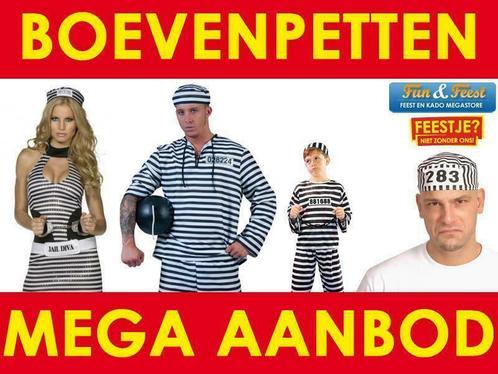 Boeven petten - Boeven pet - Boevenpetten - Boevenpet, Kleding | Dames, Carnavalskleding en Feestkleding, Accessoires, Nieuw, Ophalen of Verzenden