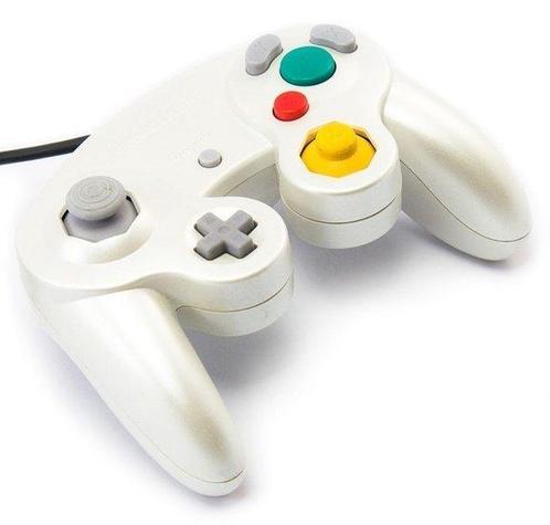 Originele Gamecube Controller Pearl White, Spelcomputers en Games, Spelcomputers | Nintendo GameCube, Zo goed als nieuw, Ophalen of Verzenden