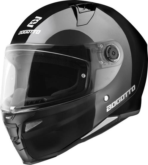 Bogotto FF110B Zwart Integraalhelm, Motoren, Kleding | Motorhelmen, Integraalhelm, Heren, XXL, Nieuw met kaartje, Overige merken