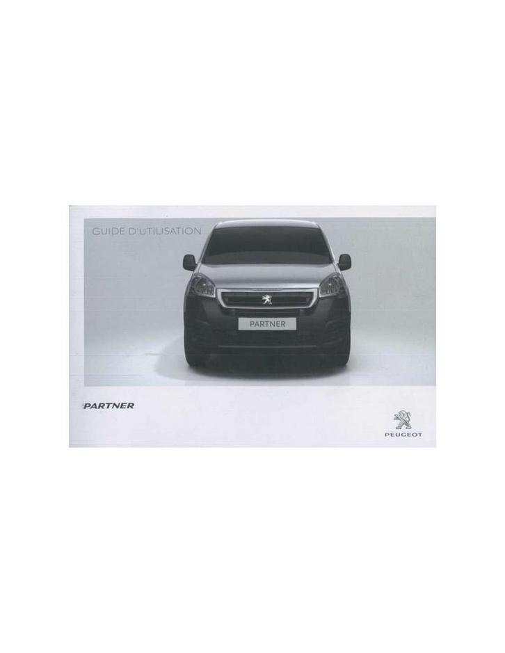 2015 PEUGEOT PARTNER INSTRUCTIEBOEKJE FRANS, Auto diversen, Handleidingen en Instructieboekjes