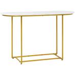 10% KORTING! - Art Deco Design Marmer Effect Console Tafel W, Verzenden, Nieuw