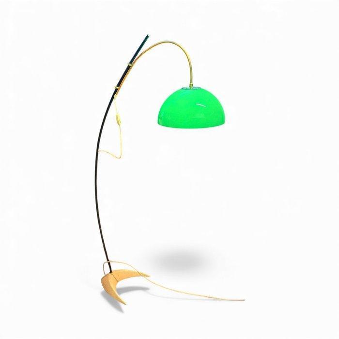 Lamp - Arco - Messing, IJzer, Antiek en Kunst, Antiek | Lampen