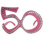 Bril 50 Jaar Roze, Hobby en Vrije tijd, Feestartikelen, Verzenden, Nieuw
