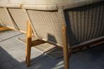 Lounge Tuinbank2-zits Florida Wicker Teak Beige Exotan, Verzenden, Nieuw
