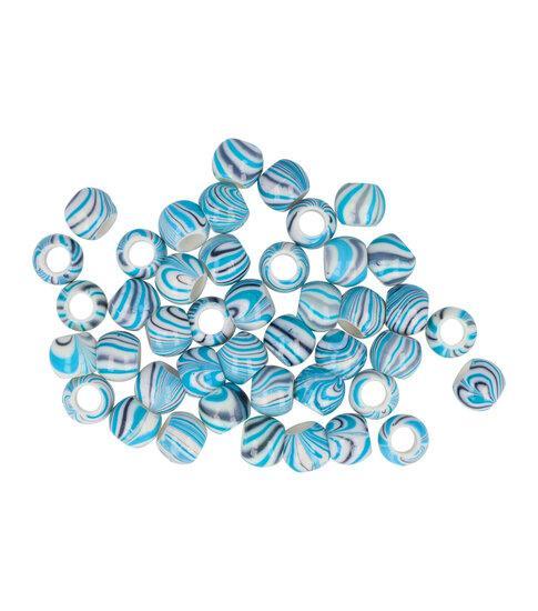 Haarkralen Marmer Fantasie Patroon Blauw, Sieraden, Tassen en Uiterlijk, Uiterlijk | Haarverzorging, Verzenden