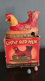 Baldwin Mfg. Co - Blikken speelgoed - Hen Laying Eggs, Boxed, Antiek en Kunst