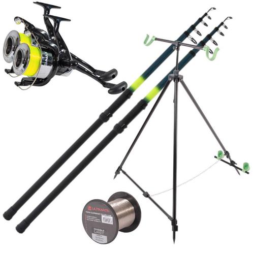 NGT Beachcaster Set Deluxe, Watersport en Boten, Hengelsport | Algemeen, Nieuw, Verzenden