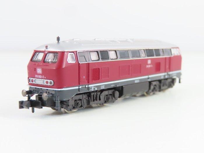 Fleischmann N - 7232 - Diesellocomotief (1) - BR 210 - DB, Hobby en Vrije tijd, Modeltreinen | N-Spoor