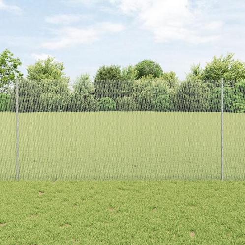 vidaXL Hekpalen 10 st U-kanaal 120 cm Gegalvaniseerd staal, Tuin en Terras, Schuttingen, Nieuw, IJzer, Verzenden