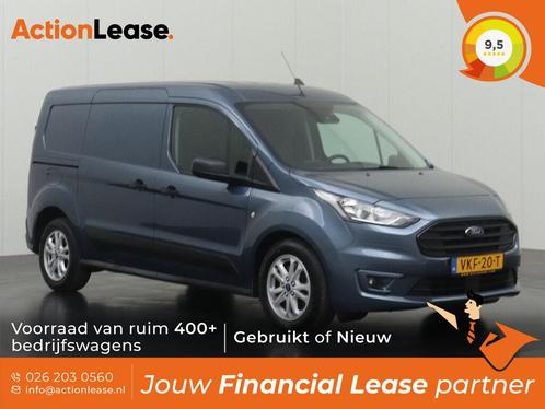 Ford Transit Connect L2 H1 2021 €222 per maand, Auto's, Bestelauto's, Dealer onderhouden, Lease, Zwart, Handgeschakeld, Financial lease