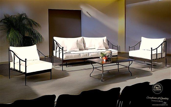 slc illumina - MG - Sofa (4) - DV2PLTV - Smeedijzer -, Antiek en Kunst, Curiosa en Brocante