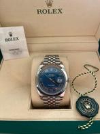 Rolex datejust 126300 (2020) blue dial, Staal, Polshorloge, Zo goed als nieuw, Rolex
