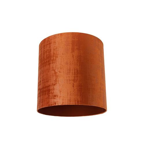Velours lampenkap rood cilinder 40/40/40, Huis en Inrichting, Lampen | Lampenkappen, 25 tot 50 cm, Overige vormen, Overige kleuren