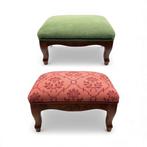 Bank (2) - Descalzadoras stijl Luis XV - Hout, Textiel, Huis en Inrichting, Nieuw