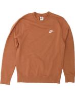 NIKE Mens Sweatshirt Jumper Small Brown Cotton, Kleding | Heren, Verzenden, Nieuw