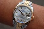 Datejust 36MM Mop Diamant 08/2023 Full set, goede conditie, Sieraden, Tassen en Uiterlijk, Horloges | Dames, Polshorloge, Ophalen of Verzenden