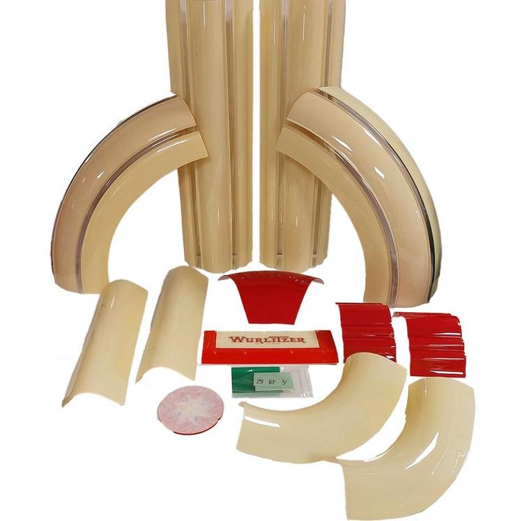 Wurlitzer 1015 Aged Plastics 15 Delige Set, Verzamelen, Automaten | Jukeboxen, Ophalen
