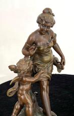 Raphaël Lagneau (XIX) - Art Nouveau - sculptuur, Surprise!