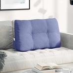 vidaXL Rugkussen Jeans Blauw 80 x 24 x 50 cm Stof, Huis en Inrichting, Woonaccessoires | Kussens, Verzenden, Nieuw, Blauw
